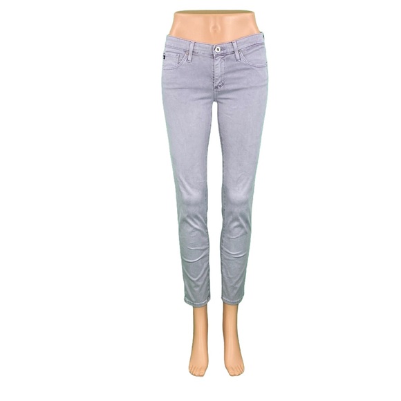 AG Adriano Goldschmied The Stevie Lavender Slim Straight Ankle Jeans - Picture 1 of 16